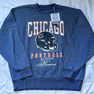 NFL Chicago Bears Navy Crewneck Sweater